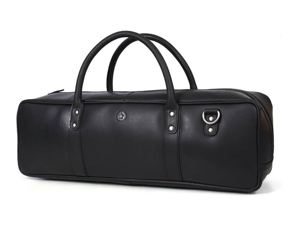 Tuscania Leather Knife Bag - Black - Aaron Leather Goods