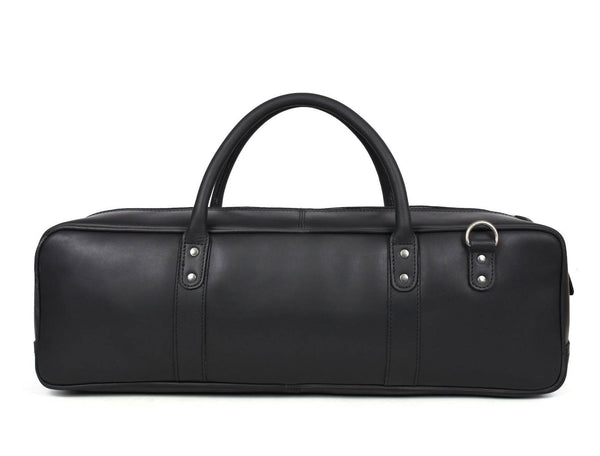 Tuscania Leather Knife Bag - Black - Aaron Leather Goods
