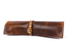 Malaga Leather Mini Knife Roll - Caramel - Aaron Leather Goods