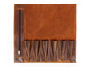 Malaga Leather Mini Knife Roll - Caramel - Aaron Leather Goods