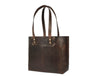 Charlotte Travel Tote Bag Combo - Walnut Brown - Aaron Leather Goods