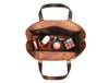 Charlotte Travel Tote Bag Combo - Walnut Brown - Aaron Leather Goods