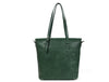 Abron Leather Tote Bag For Women - Green - Aaron Leather Goods