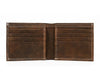 Cuenca Leather Bifold Mens Wallet - Cedar - Aaron Leather Goods