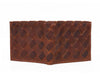 Detroit Leather Bi - fold Mens Wallet - Brown - Aaron Leather Goods