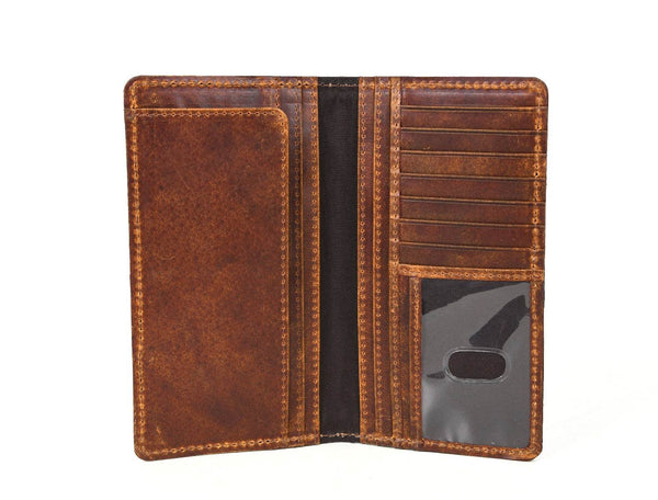 Lexington Leather Bifold Mens Wallet - Brown - Aaron Leather Goods