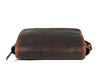 Boulder Leather Messenger Bag & Organizer Combo - Brown - Aaron Leather Goods