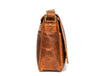 Boulder Leather Messenger Bag & Organizer Combo - Caramel - Aaron Leather Goods