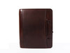 Aaron Leather Goods leather Briefcase & Organizer Combo - Brown - Aaron Leather Goods