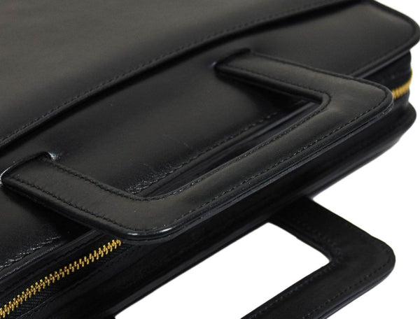 Tulsa Leather Organizer - Raven Black - Aaron Leather Goods