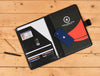 Marsala Leather Organizer - Black - Aaron Leather Goods