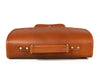 Aaron Leather Goods leather Briefcase & Organizer Combo - Brown - Aaron Leather Goods