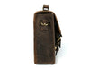 Ancona Leather Office Bag 15" - Brown - Aaron Leather Goods