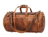 Leather Weekender Bag - light brown - Aaron Leather Goods