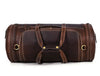 Cordoba Leather Barrel Bag - Brown - Aaron Leather Goods