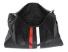 Black Premium Leather Travel Duffle Bag - Aaron Leather Goods