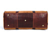 Pomona Leather Suede Weekender Bag - Brown - Aaron Leather Goods