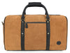 Vermont Leather Suede Weekender Bag - Brown - Aaron Leather Goods