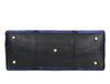 Pomona Leather Suede Weekender Bag - Blue - Aaron Leather Goods