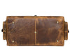 Acoma Leather Travel Bag - Caramel (TB - 20 ) - Aaron Leather Goods