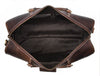 Austin Leather Overnight Bag with Wallet & Toiletry Bag Combo - Dark Brown - Aaron Leather Goods