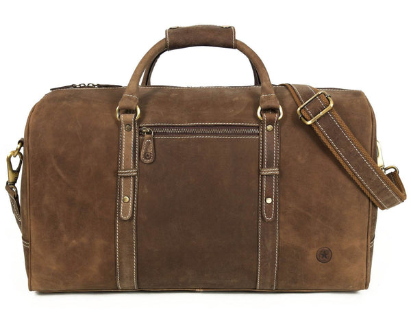 US Ranger Recon Leather Duffle Bag - Aaron Leather Goods