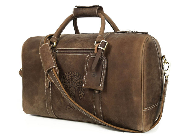 US Ranger Recon Leather Duffle Bag - Aaron Leather Goods