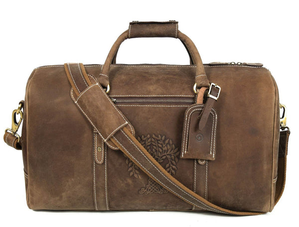 US Ranger Recon Leather Duffle Bag - Aaron Leather Goods