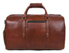 Austin Leather Overnight Bag - Walnut - Aaron Leather Goods