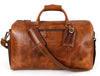 Austin Leather Overnight Bag - Cerulian - Aaron Leather Goods