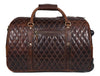 Ascend Quilted Leather Trolley Bag - Brown - Aaron Leather Goods