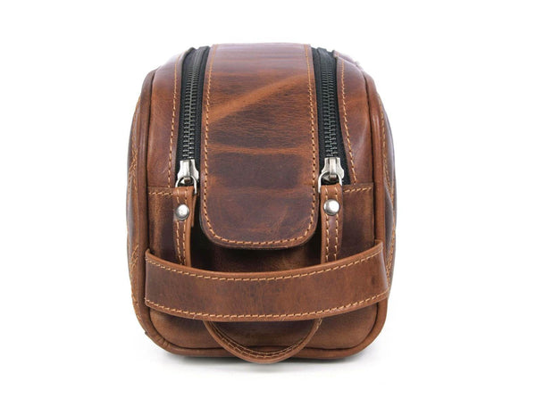 Ample Glide Quilted Leather Toiletry Bag - Aaron Leather Goods