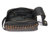 Dallas Upcycled Leather Toiletry Bag - Aaron Leather Goods