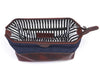Rogue Leather Canvas Washbag - Aaron Leather Goods