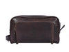 Artisan Walnut Leather Toiletry Bag - Aaron Leather Goods