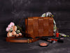 Cieza Sling Bag - Caramel Brown ( Upcycled Leather ) - Aaron Leather Goods