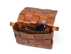 Cieza Sling Bag - Caramel Brown ( Upcycled Leather ) - Aaron Leather Goods