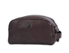 Omaha Leather Toiletry Bag - Walnut Brown - Aaron Leather Goods