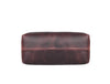 Valencia Canvas Leather Toiletry Bag - Blue - Aaron Leather Goods
