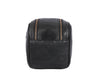 Omaha Leather Toiletry Bag - Raven Black - Aaron Leather Goods