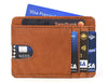 Utrera Leather Credit Card Holder - Chestnut - Aaron Leather Goods