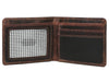 Osuna Mens Leather Wallet - Walnut Brown - Aaron Leather Goods