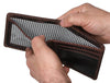 Osuna Mens Leather Wallet - Walnut Brown - Aaron Leather Goods