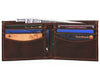 Montilla Leather Bifold Mens Wallet - Walnut Brown - Aaron Leather Goods