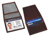 Montilla Leather Bifold Mens Wallet - Walnut Brown - Aaron Leather Goods