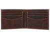 Montilla Leather Bifold Mens Wallet - Walnut Brown - Aaron Leather Goods