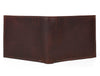 Cuenca Leather Bifold Mens Wallet - Walnut Brown - Aaron Leather Goods