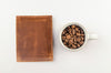 Cuenca Leather Bifold Mens Wallet - Caramel Brown - Aaron Leather Goods