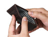 Sestao Leather Minimalist Money Clip Wallet - Walnut Brown - Aaron Leather Goods