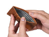 Sestao Leather Minimalist Money Clip Wallet - Chestnut - Aaron Leather Goods
